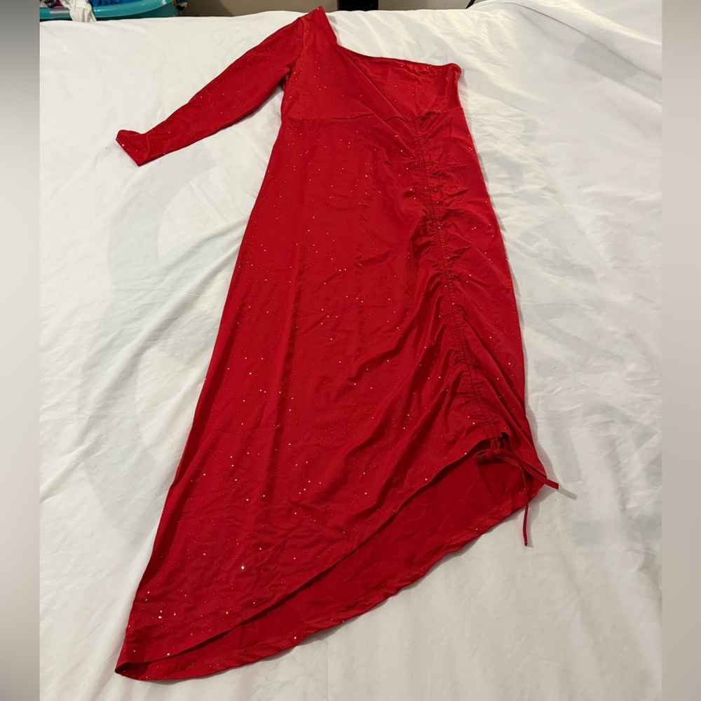 SHEIN curve 1XL one shoulder dress